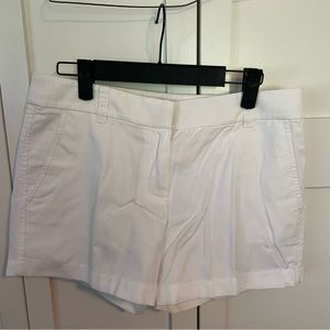 White J Crew Chino Shorts